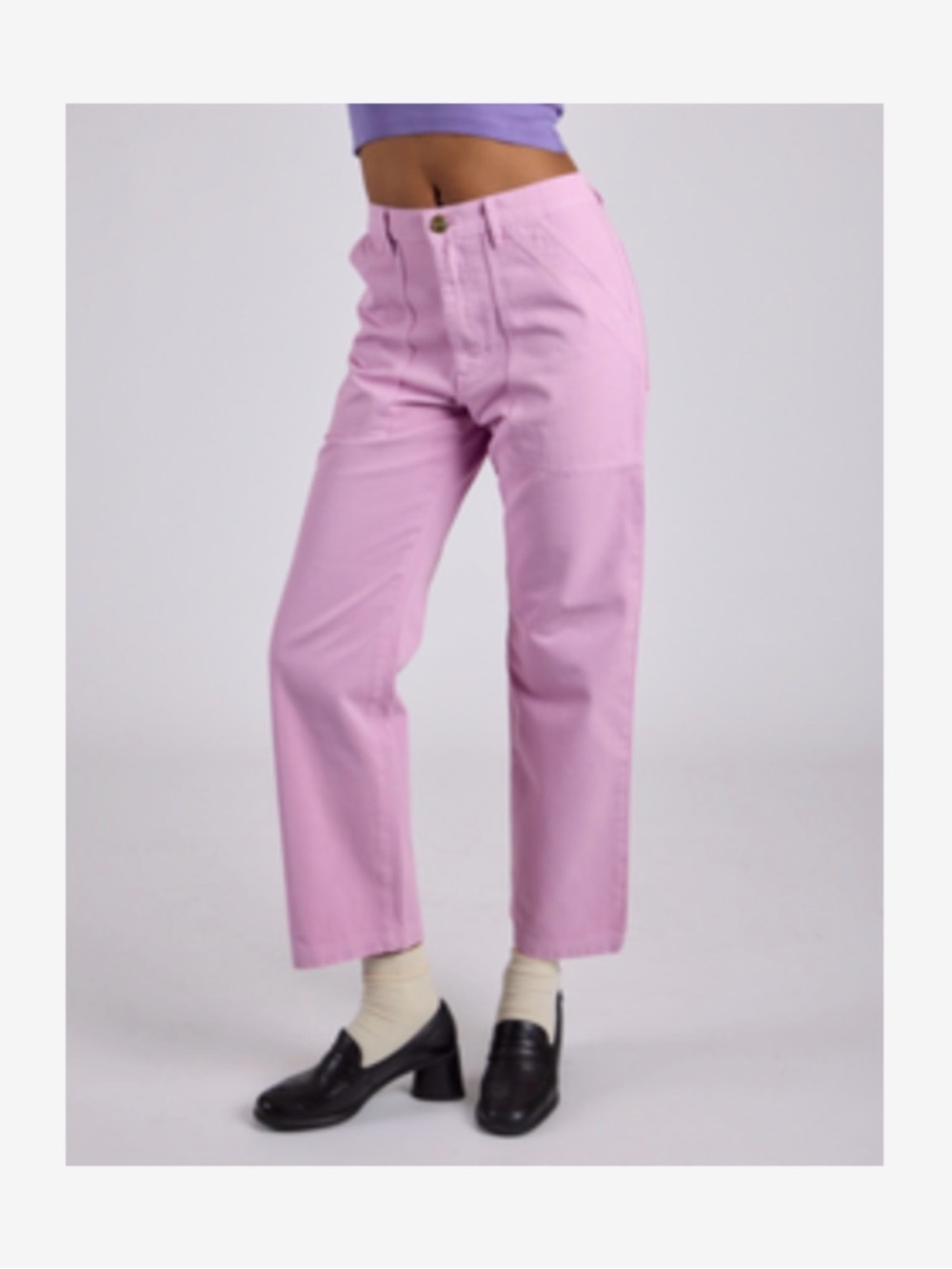 Big Bud Press Pastel Lilac Work Pant